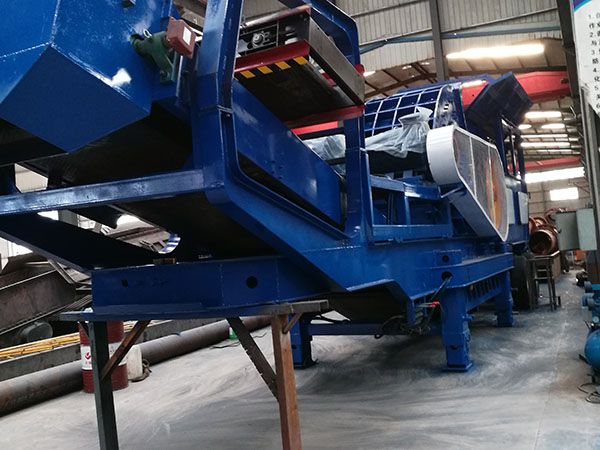 海南石头移动破碎机租赁