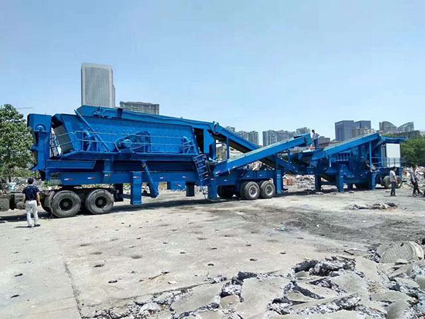 重庆美斯达移动破碎机求租