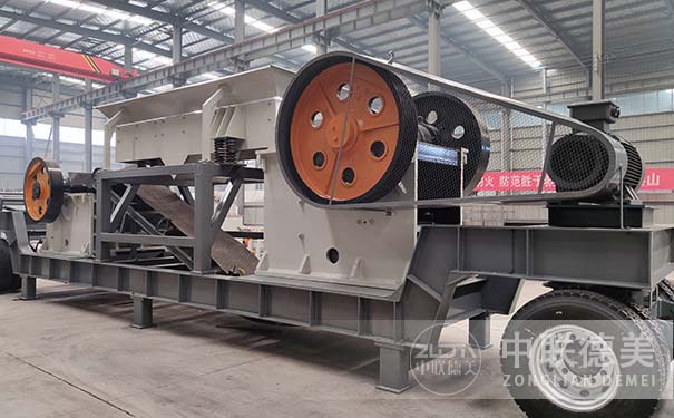 圆锥式移动破碎站